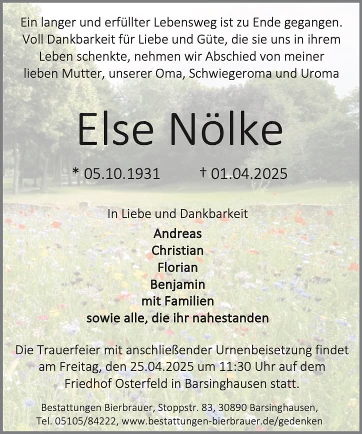 Portrait von Else Nölke