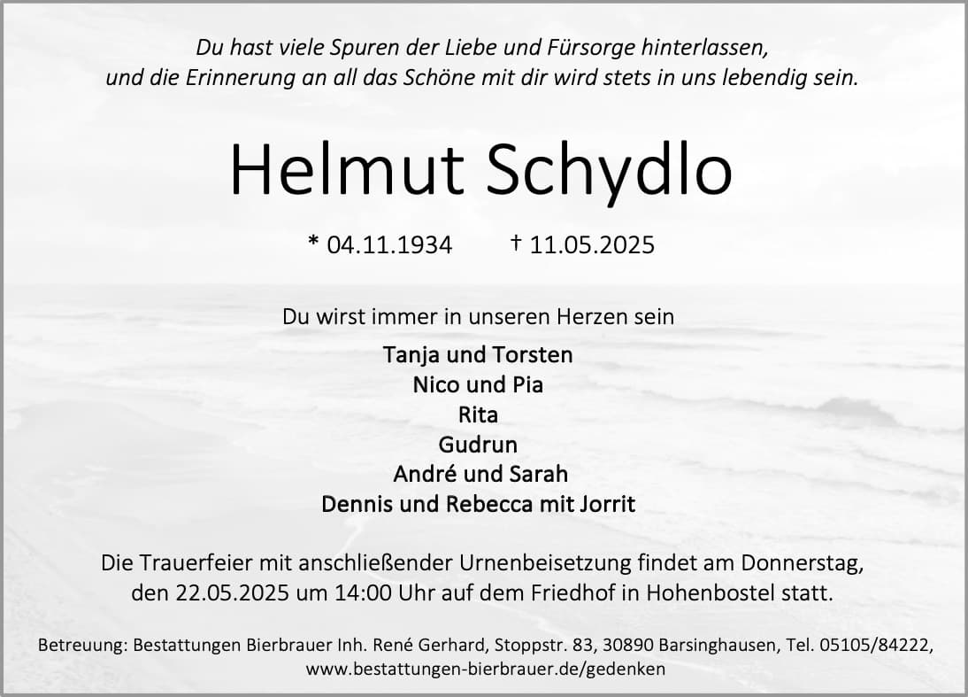 Portrait von Helmut Schydlo