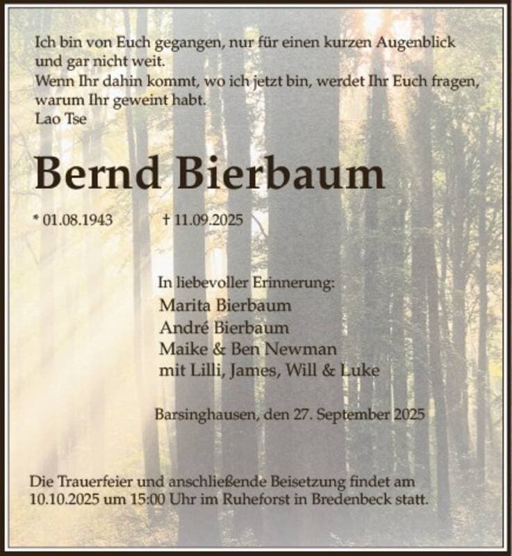 Portrait von Bernd Bierbaum
