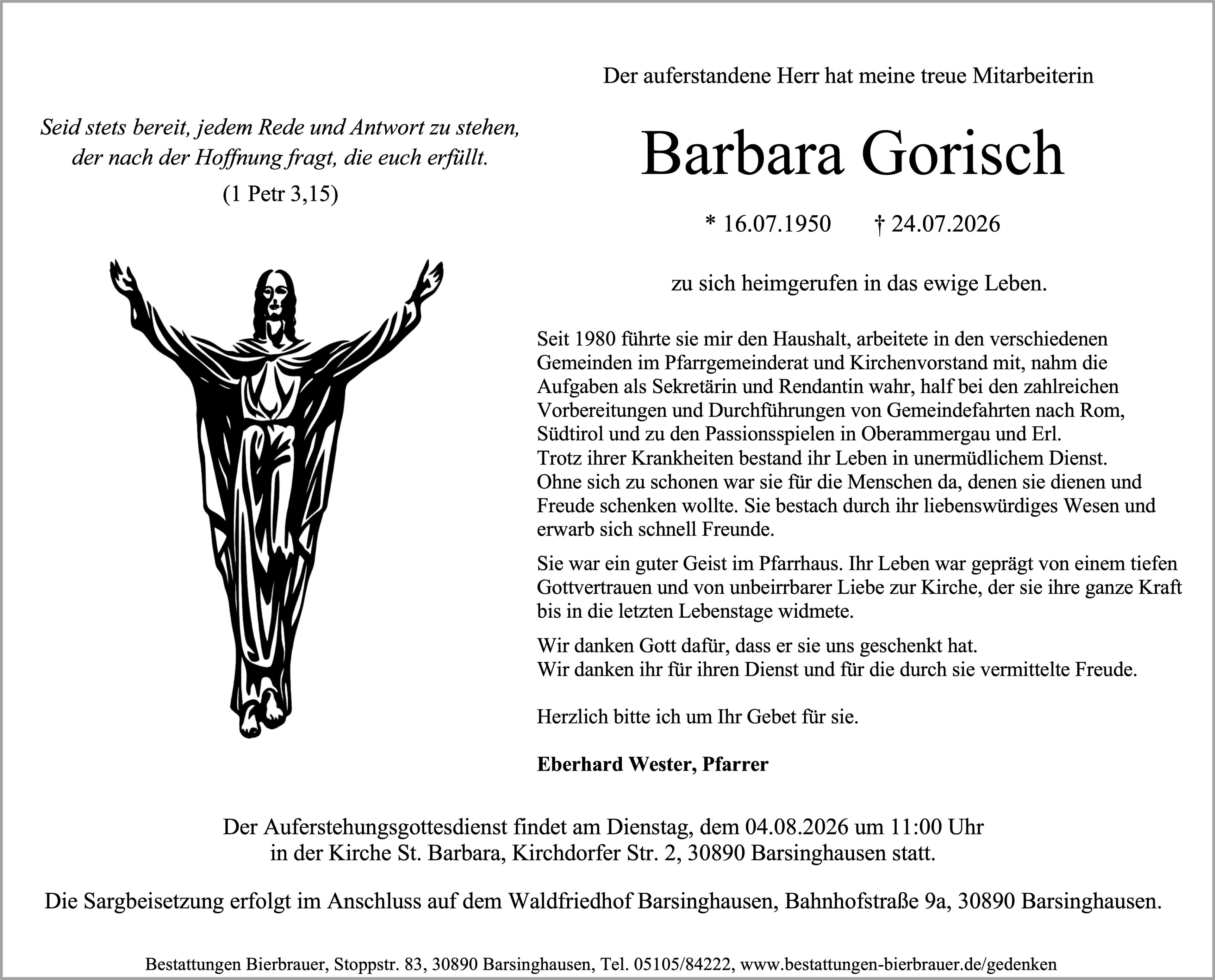 Portrait von Barbara Gorisch