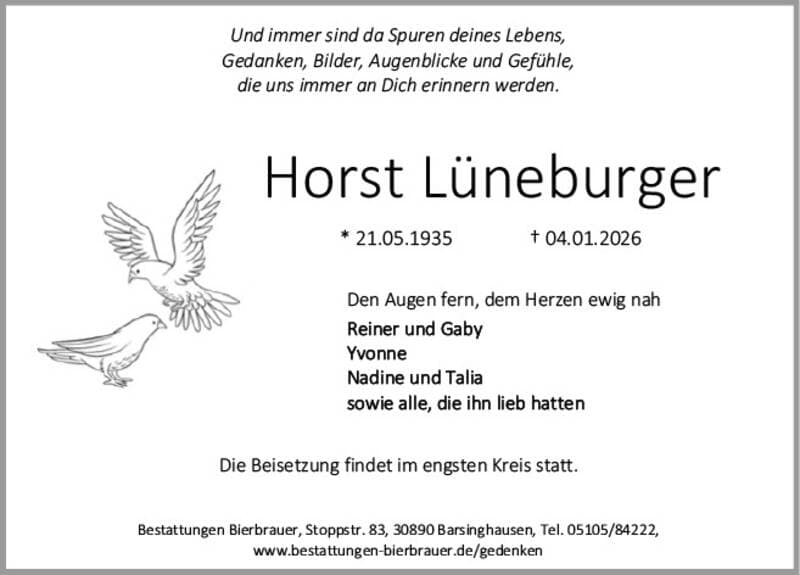 Portrait von Horst Lüneburger