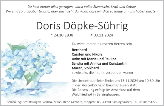 Portrait von Doris Döpke-Sührig