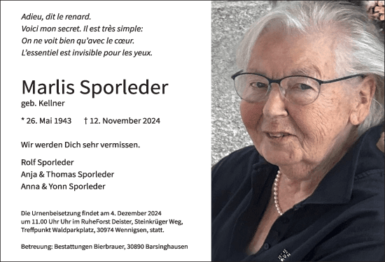 Portrait von Marlis Sporleder