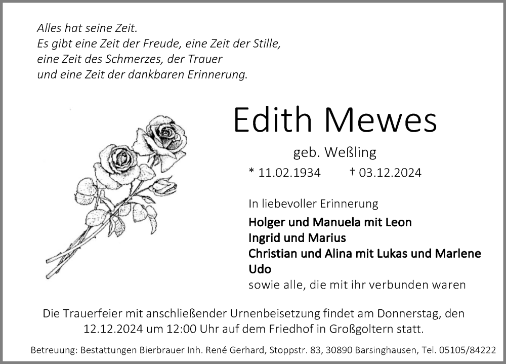 Portrait von Edith Mewes