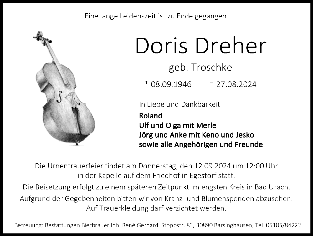 Portrait von Doris Dreher