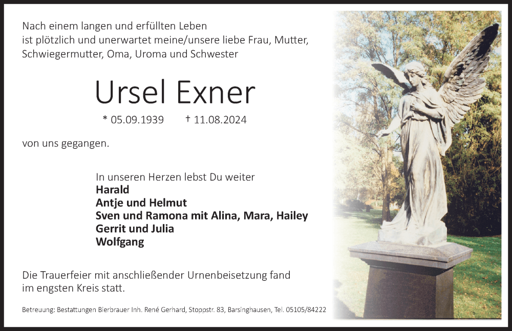 Portrait von Ursel Exner