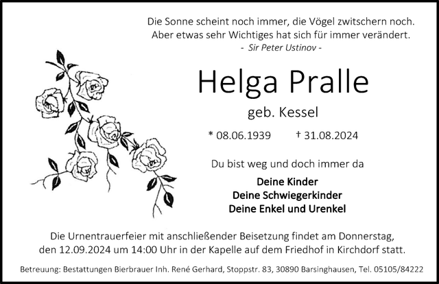 Traueranzeige