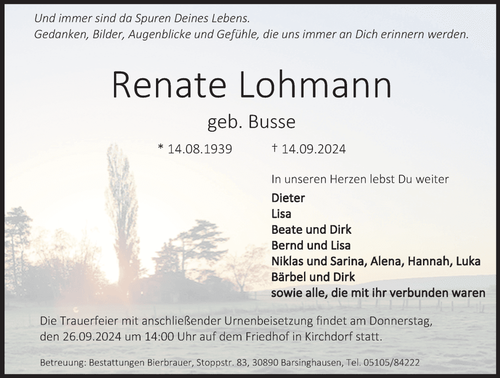 Portrait von Renate Lohmann