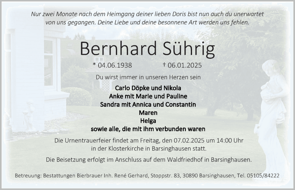 Portrait von Bernhard Sührig