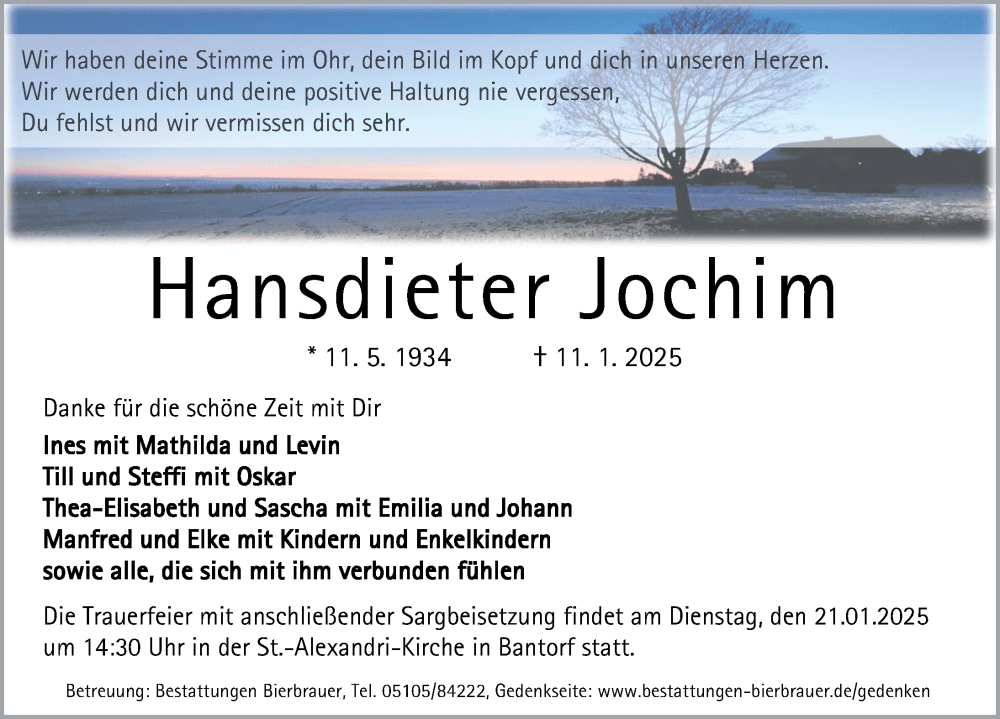 Portrait von Hansdieter Jochim