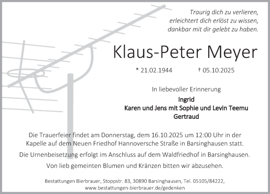 Portrait von Klaus-Peter Meyer