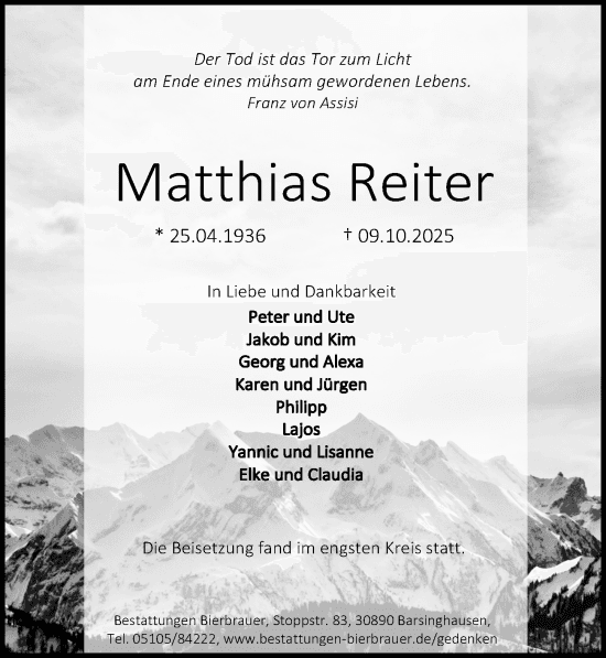 Portrait von Matthias Reiter