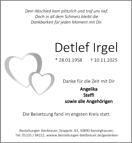 Portrait von Detlef Irgel