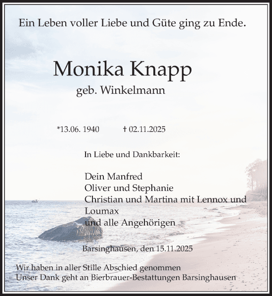Portrait von Monika Kanpp