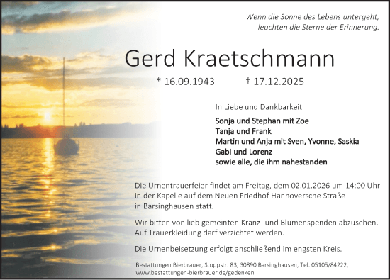 Portrait von Gerd Kraetschmann