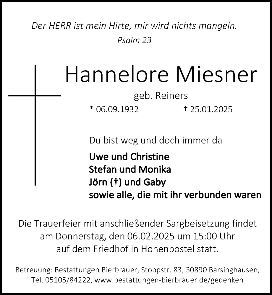 Portrait von Hannelore Miesner