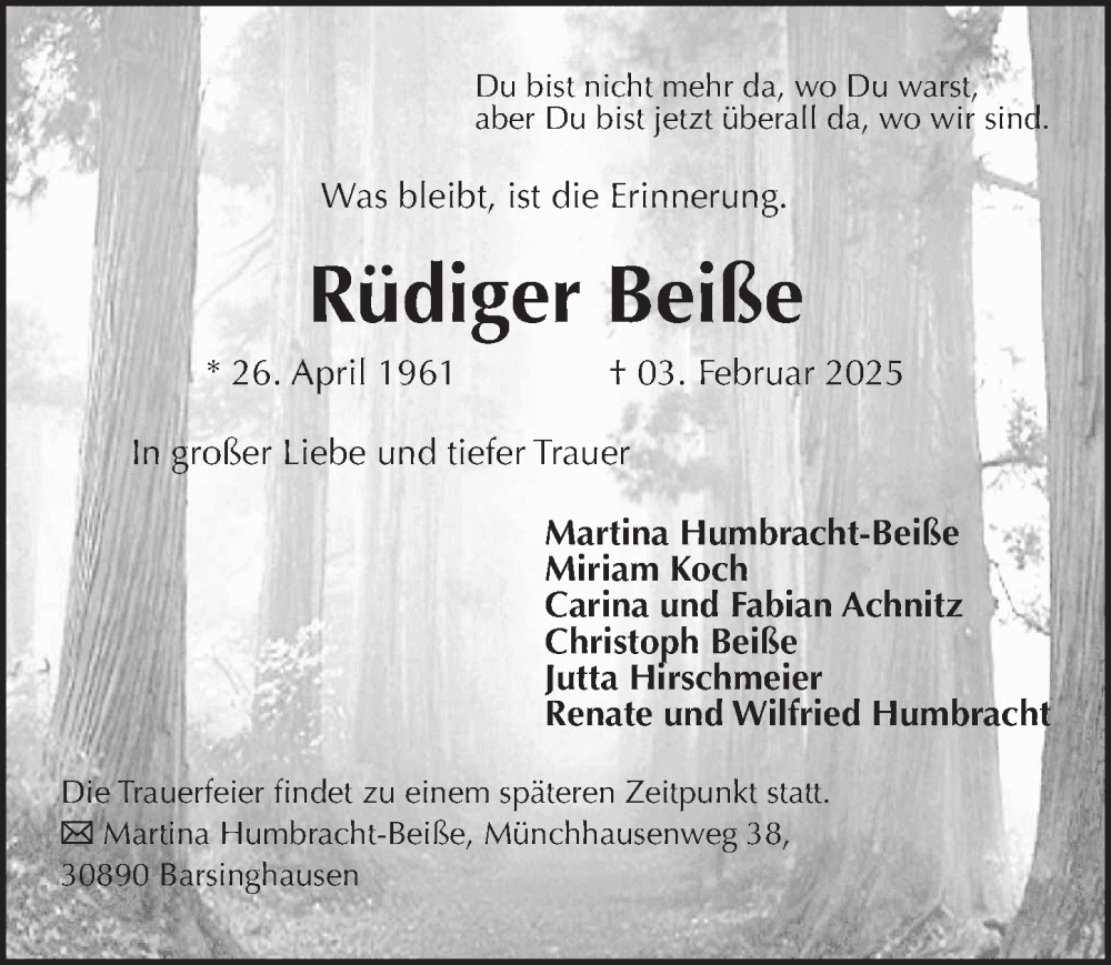 Portrait von Rüdiger Beiße