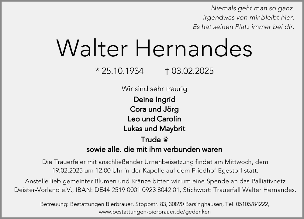 Portrait von Walter Hernandes