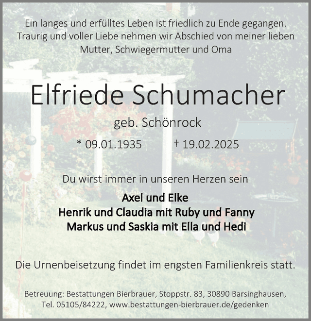 Traueranzeige