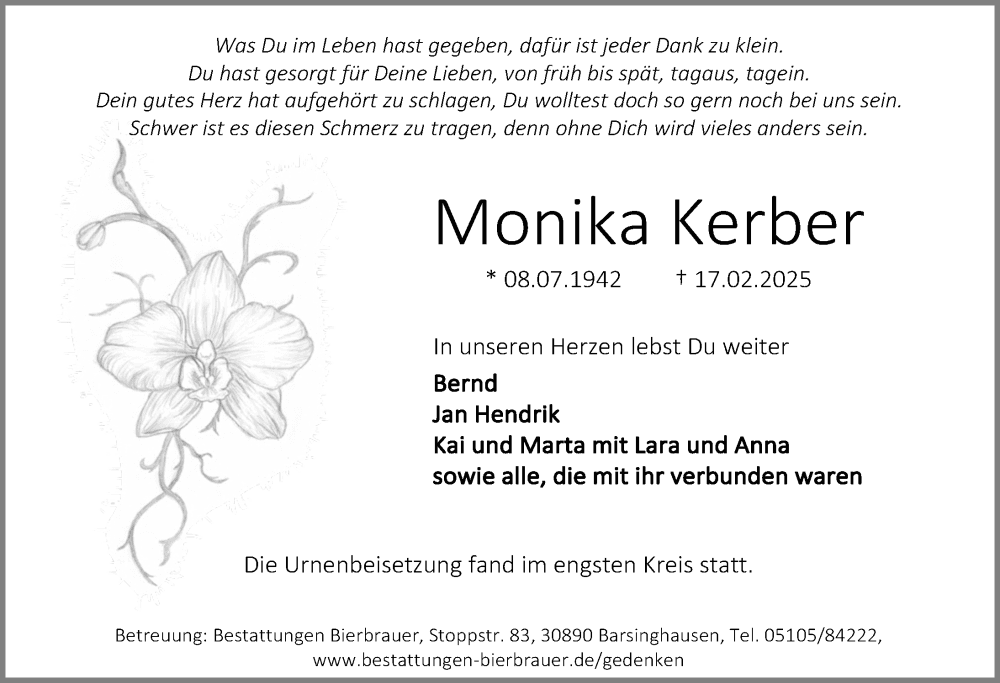Portrait von Monika Kerber