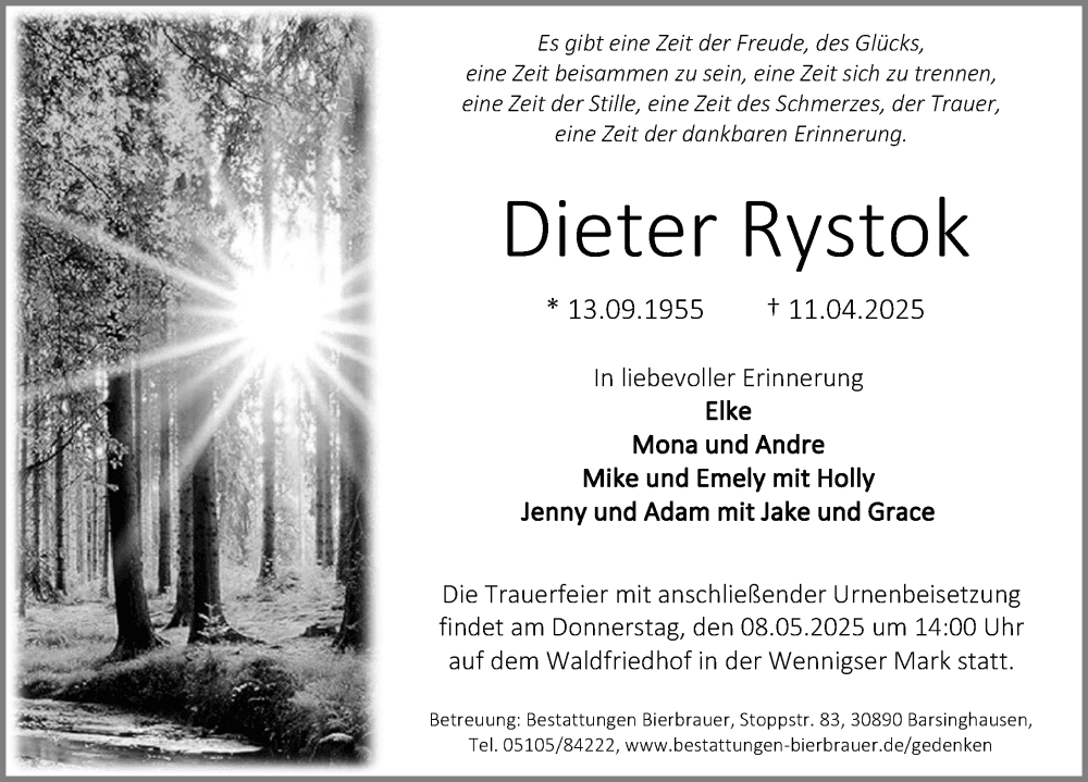 Portrait von Dieter Rystok