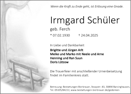 Portrait von Irmgard Schüler