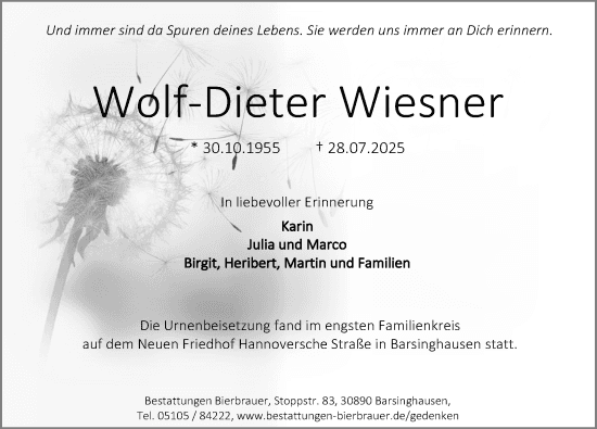 Portrait von Wolf-Dieter Wiesner