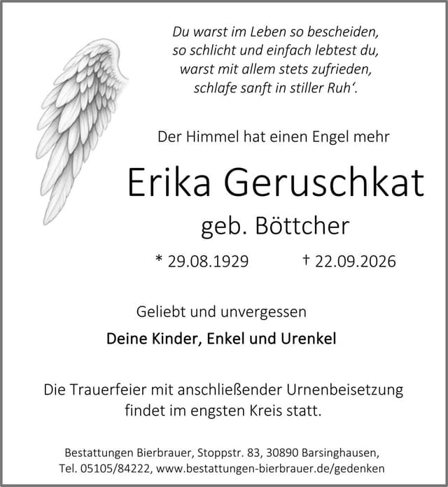 Traueranzeige