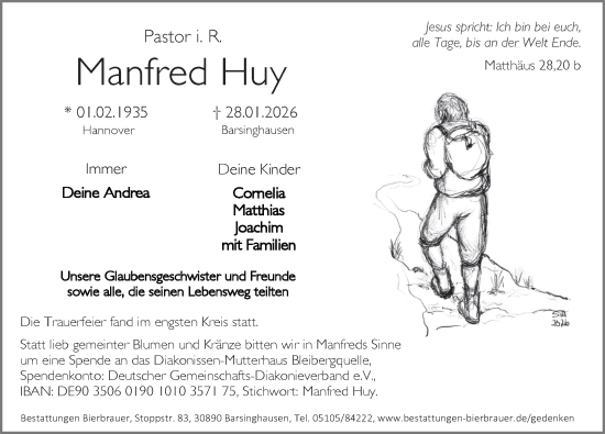 Portrait von Manfred Huy