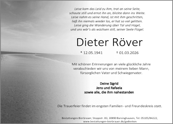 Portrait von Dieter Röver