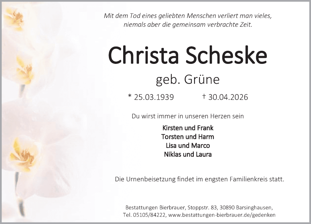 Portrait von Christa Scheske