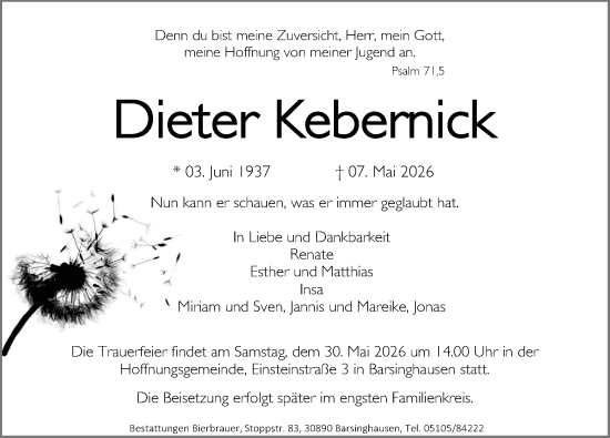 Traueranzeige
