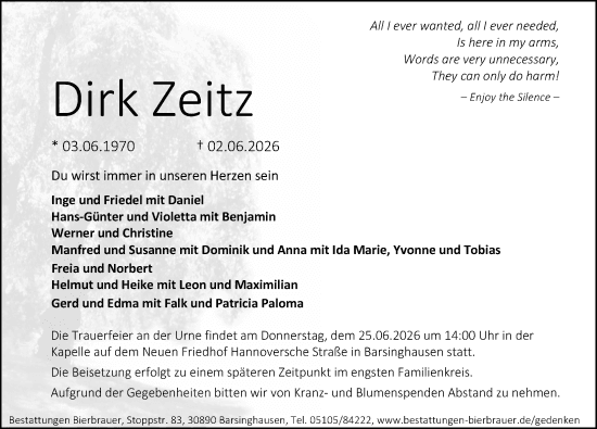 Portrait von Dirk Zeitz