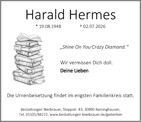 Portrait von Harlad Hermes