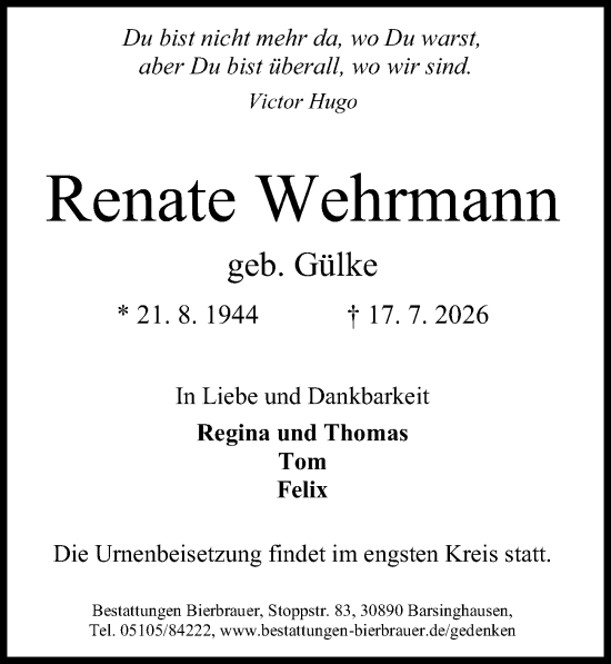 Portrait von Renate Wehrmann