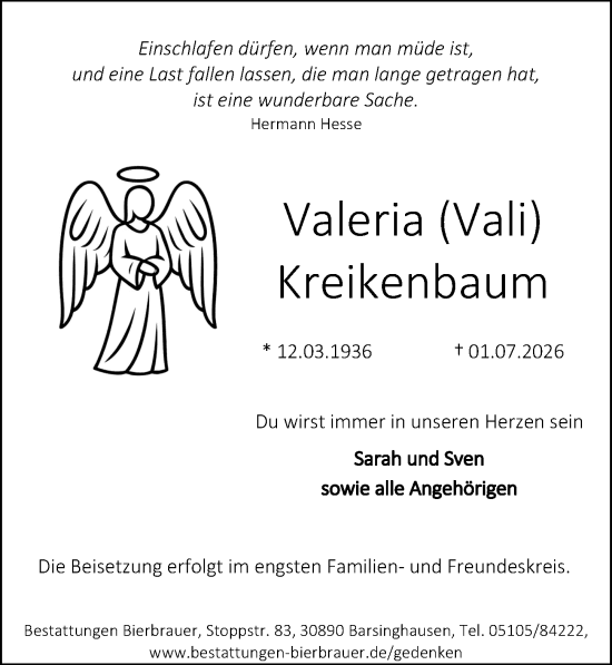 Portrait von Valeria (Vali) Kreikenbaum
