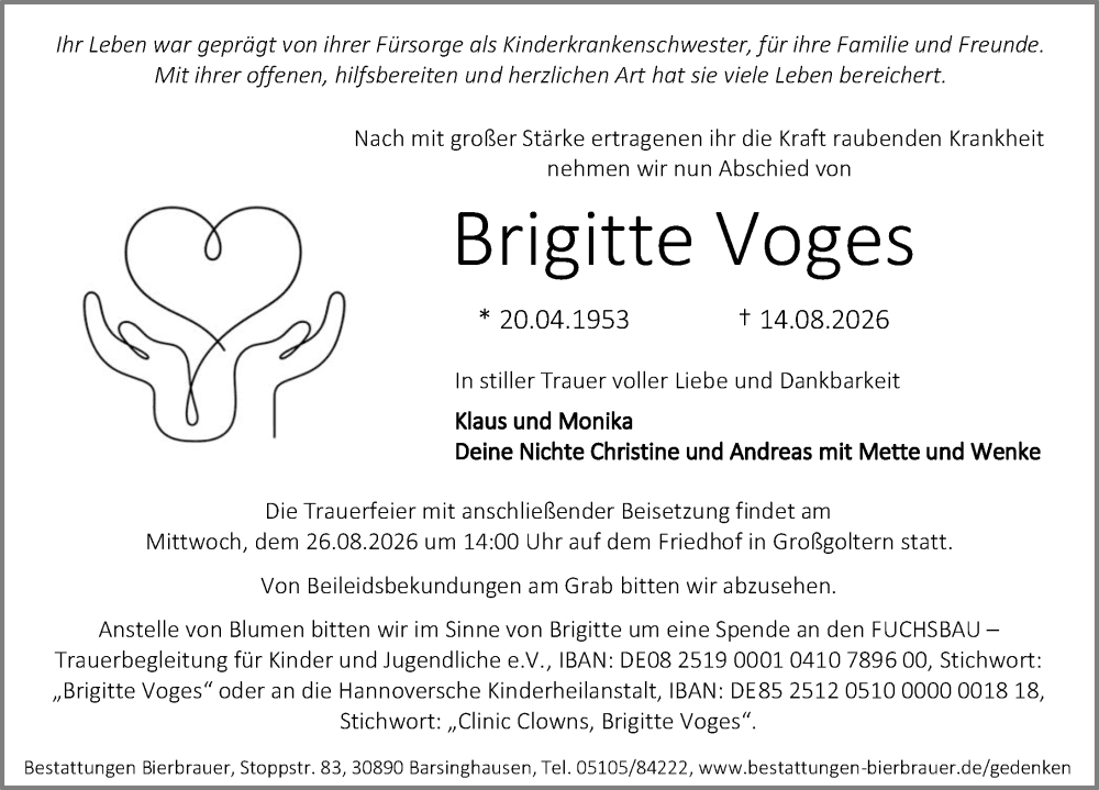 Portrait von Brigitte Voges