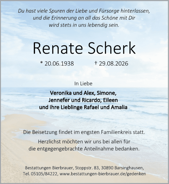 Portrait von Renate Scherk